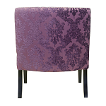 Полукресло с мягкой обивкой из жаккарда на 4-х ножках из массива березы Baroque Armchair violet варинант исполнения - 2 | Loft Concept в Твери
