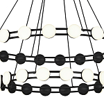 Люстра двухъярусная с круглыми светодиодными источниками света Maxine Light варинант исполнения - 5 | Loft Concept в Твери