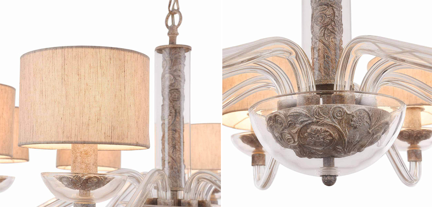 Люстра Sabella Light Chandelier 8 lamp Люстра Sabella Light Chandelier 8 lamp - Loft-Concept в Твери