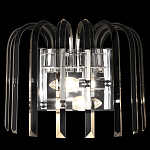 Бра цвета никель с изогнутыми хрустальными элементами Radiant Ribbons варинант исполнения - 1 | Loft Concept в Твери