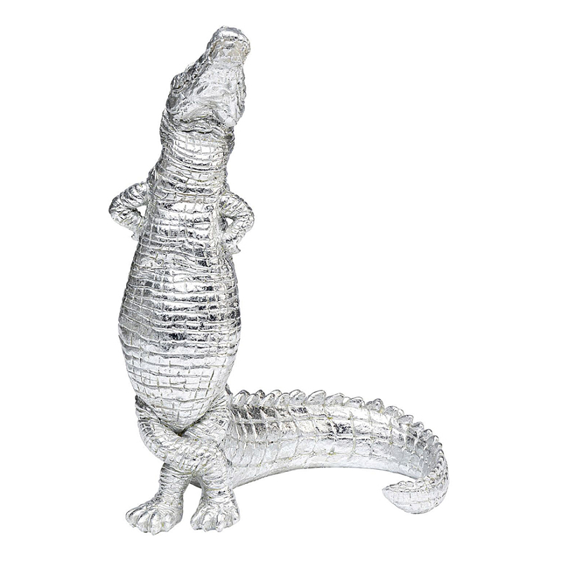 Статуэтка серебряный крокодил Crocodile collection Серебряный Статуэтка серебряный крокодил Crocodile collection Серебряный в Твери | Loft Concept
