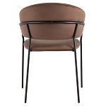 Стул в велюре коричневого цвета Horizon варинант исполнения - 4 | Loft Concept в Твери