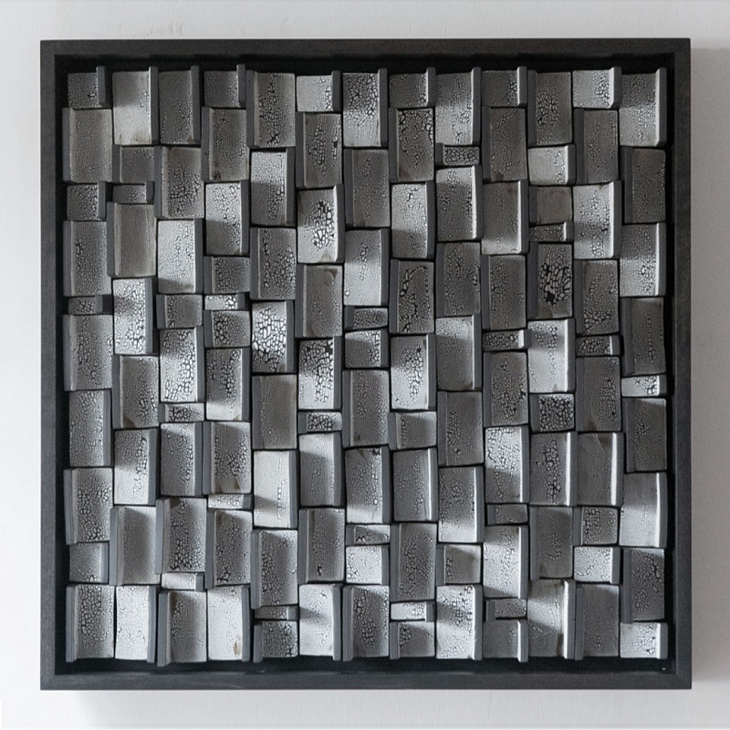 Абстрактное Объемное Панно Industrial panel Travers Coals Серый в Твери | Loft Concept 