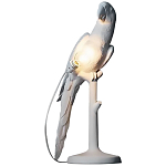 Настольная лампа в виде попугая White Parrot Table Lamp варинант исполнения - 1 | Loft Concept в Твери