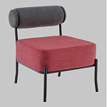 Кресло Ponpoun тёмно-серый бордо варинант исполнения - 1 | Loft Concept в Твери