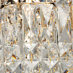 Потолочный светильник круглый с прозрачными подвесками Lunet варинант исполнения - 5 | Loft Concept в Твери