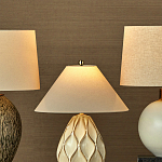 Настольная лампа с волнистым узором и абажуром в форме конуса Macrame варинант исполнения - 4 | Loft Concept в Твери