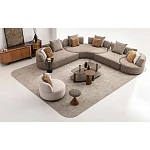 Угловой модульный диван Calypso с поворотным механизмом  варинант исполнения - 12 | Loft Concept в Твери