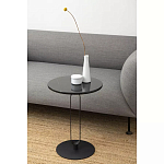 Кофейный столик черный круглый Graceful Base варинант исполнения - 1 | Loft Concept в Твери