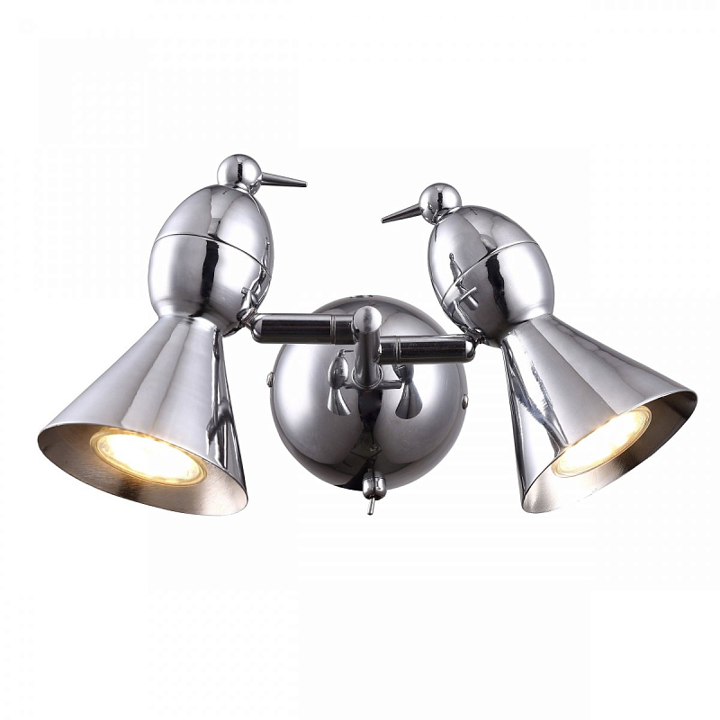 Бра Atelier Areti Alouette two Wall Lamp chrome Хром Бра Atelier Areti Alouette two Wall Lamp chrome Хром в Твери | Loft Concept