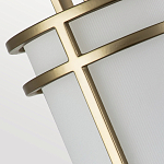 Бра с геометрическим каркасом и матовым белым цилиндрическим плафоном Feiss варинант исполнения - 2 | Loft Concept в Твери