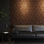 Гипсовая 3D панель с принтографией PM-50 варинант исполнения - 2 | Loft Concept в Твери