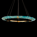 Люстра в форме кольца с цветочным декором Warm Heavenly Light варинант исполнения - 5 | Loft Concept в Твери