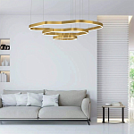 Люстра подвесная с 3-мя ассиметричными светодиодными лампами Golden Current варинант исполнения - 2 | Loft Concept в Твери