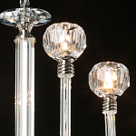 Люстра с 8-ю лампами и гранеными стеклянными плафонами Prism Gala варинант исполнения - 6 | Loft Concept в Твери