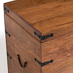 Деревянный сундук из массива манго Mango Wooden Chest Brown варинант исполнения - 2 | Loft Concept в Твери