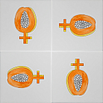 Плитка дизайнерская Женский фркут варинант исполнения - 1 | Loft Concept в Твери