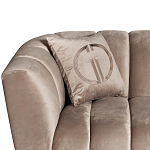 Диван трехместный велюровый серый Island of Comfort варинант исполнения - 2 | Loft Concept в Твери