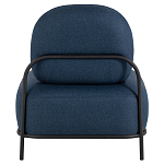 Кресло в синей рогожке COLOR BLOCK варинант исполнения - 4 | Loft Concept в Твери