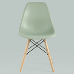 Пластиковый стул на ножках из массива бука Eames Mint варинант исполнения - 3 | Loft Concept в Твери