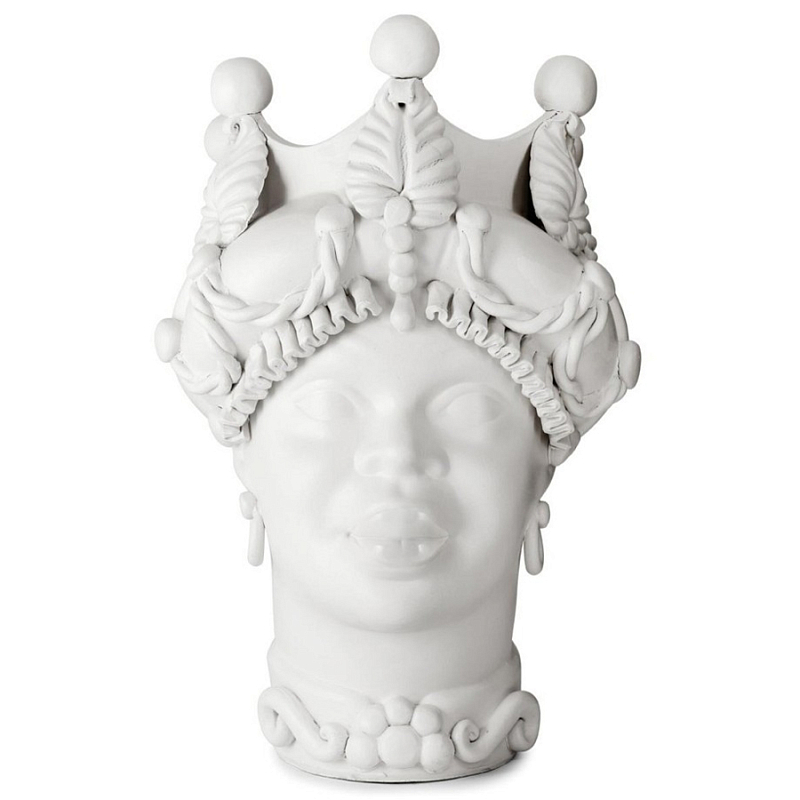 Ваза Vase Moro Lady Baroque White Matt Белый Ваза Vase Moro Lady Baroque White Matt Белый в Твери | Loft Concept