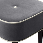 Квадратный мягкий пуф на черных ножках Winton Pouf Square варинант исполнения - 22 | Loft Concept в Твери