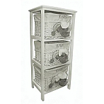 Стеллаж для детской с животными с плетенными корзинами Cute Elephant варинант исполнения - 2 | Loft Concept в Твери