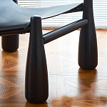 Кресло черно-белое со съемными подушками Celebrity варинант исполнения - 5 | Loft Concept в Твери