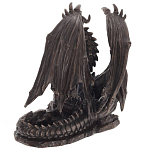 Декоративная статуэтка Дракон Dragon Dark Bronze Statuette варинант исполнения - 4 | Loft Concept в Твери