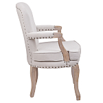 Кресло Aubrey Classical Armchair beige flax варинант исполнения - 2 | Loft Concept в Твери