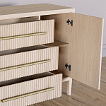 Буфет Primo с тремя ящиками и двумя фасадами Светлый дуб варинант исполнения - 6 | Loft Concept в Твери