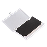 Визитница карманная металлическая с накладкой из натурального камня Апатит Stone Business Card Holders варинант исполнения - 3 | Loft Concept в Твери