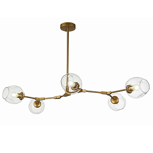 Люстра Branching Bubble Chandelier 5 gold