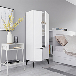 Комод белый с 4-мя дверцами на металлических ножках SPARK MULTIPURPOSE CABINET WHITE варинант исполнения - 6 | Loft Concept в Твери