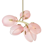 Дизайнерский Светильник Lilly Pink Tulip Lamp розовый плафон  варинант исполнения - 1 | Loft Concept в Твери