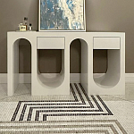 Белая консоль с ящиками Endor White варинант исполнения - 1 | Loft Concept в Твери