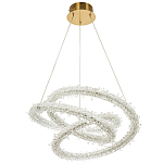 Фигурная люстра украшенная кристаллами из хрусталя Gilbertine Crystals Twisted Chandelier варинант исполнения - 2 | Loft Concept в Твери