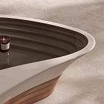 Журнальный столик фигурный со стеклянной столешницей Table Drop варинант исполнения - 4 | Loft Concept в Твери