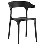 Черный стул из прочного PP-пластика JORIS варинант исполнения - 1 | Loft Concept в Твери