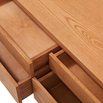 Длинная деревянная консоль с ящиками Espen Wooden Console варинант исполнения - 2 | Loft Concept в Твери