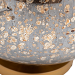 Настольная лампа c бежевым абажуром на круглом стеклянном основании Soft Pastel Light варинант исполнения - 1 | Loft Concept в Твери