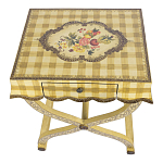 Приставной столик с ящиком в стиле ретро Vintage Rustic Tablecloth варинант исполнения - 4 | Loft Concept в Твери