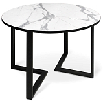 Стол обеденный раздвижной со столешницей белый мрамор Magali варинант исполнения - 1 | Loft Concept в Твери