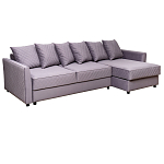 Диван трехместный раскладной Giorgio Sofa серый варинант исполнения - 1 | Loft Concept в Твери