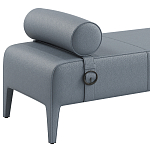 Кушетка Cuba из натуральной кожи с валиком  варинант исполнения - 3 | Loft Concept в Твери