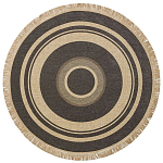 Ковер из комбинированного состава с узором Circles of goodness варинант исполнения - 1 | Loft Concept в Твери