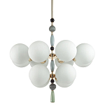 Люстра со вставками из керамики SkyEast 12 ламп варинант исполнения - 1 | Loft Concept в Твери