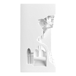 Встраиваемый в стену гипсовый светильник под покраску с эффектом разрушенной стены Antiquity Athena варинант исполнения - 4 | Loft Concept в Твери