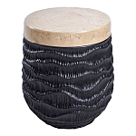 Приставной столик с фактурой под натуральное дерево Immortality варинант исполнения - 1 | Loft Concept в Твери