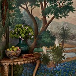 Обои ручная роспись Hill Country Scenic Special Colourway on scenic paper варинант исполнения - 5 | Loft Concept в Твери